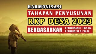 HARMONISASI TAHAPAN PENYUSUNAN RKP DESA 2023 [upl. by Gibbeon]