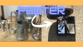 Pewter The Easiest Metal to Cast METAL MELT [upl. by Ardnos]