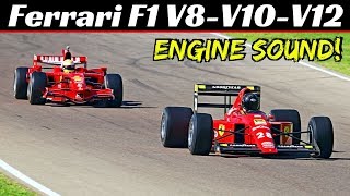 Ferrari F1 FormulaOne Corse Clienti Imola 2019 V8V10V12 NA Engine Sound [upl. by Anwahsat741]