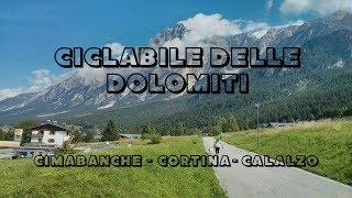 CICLABILE DELLE DOLOMITI  La lunga via delle Dolomiti [upl. by Mchugh]