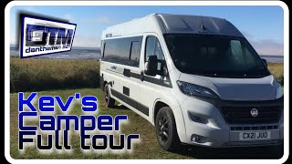 Fiat Ducato LWB Campervan full tour Kevs Camper [upl. by Claus]