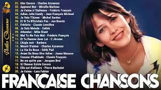 Vieilles Chansons  Charles Aznavour Joe Dassin Michel Sardou Frédéric François C Jérome [upl. by Sahcnip]