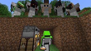 Minecraft Speedrunner VS 5 Hunters GRAND FINALE [upl. by Weight]