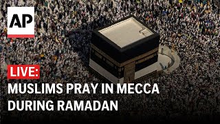 Ramadan LIVE Muslims pray at the Grand Mosque in Mecca [upl. by Gorey]