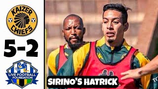 SIRINOS HATRICK Kaizer Chiefs vs Live football 52 Friendly Match All Goals Kaizer chiefs News [upl. by Nero]