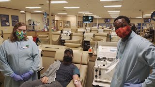 Saving lives through plasma donations [upl. by Jessee]