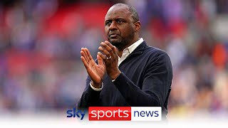 Crystal Palace sack manager Patrick Vieira after 18 months in charge [upl. by Ylellan]