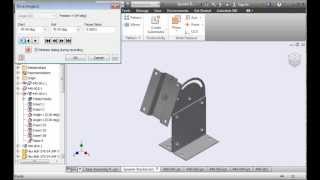 Autodesk Inventor 2014  Multi Body Sheet Metal Modeling [upl. by Jannel]