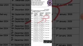 Delhi University Sol Date Sheet 1st sem 202425 du sol BABcom date sheet [upl. by Javed785]