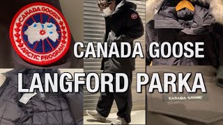 【新作紹介】CANADA GOOSE LANGFORD PARKA カナダグース ラングフォードパーカ [upl. by Crim]