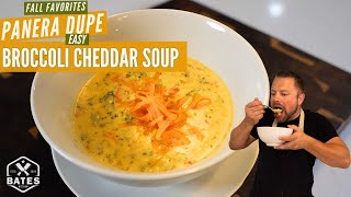 Easy Panera Broccoli Cheddar Soup Dupe  Creamy Comfort At Home [upl. by Tratner89]