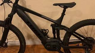 2019 Trek Powerfly 7 FS Plus EMTB 275 wheels [upl. by Nalliuq]