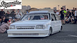 🌈アワード車両達の貴重な走行シーン‼️STANCE NATIOM JAPAN 2024 TOKYO‼️スタンスネーション [upl. by Rains]