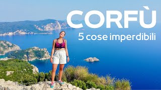 VIAGGIO A CORFÙ  5 cose imperdibili [upl. by Enirahtak]