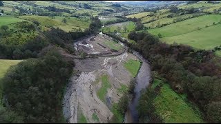 Glenelly Valley spectacular drone footage showing impacts of Aug 22nd 2017 flooding six months on [upl. by Kolb]