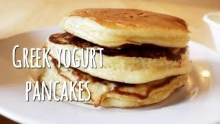 Greek Yogurt Pancakes Recipe and Tips [upl. by Yelehsa]