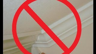 How to install crown molding on a vaulted cathedral ceiling WITHOUT transition piece [upl. by Oirasec]