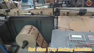 Pest Control Rat Glue Trap Making Machine Roll Coating Full Automatic [upl. by Leuname124]