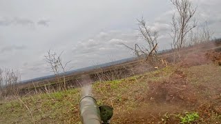 Combat GoPro  International Marksman Defending Bakhmut [upl. by Luanne]