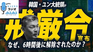 【韓国・ユン大統領が戒厳令宣布】なぜ、6時間後に解除されたのか？2024 12 9放送］週刊クライテリオン 藤井聡のあるがままラジオ [upl. by Osy]