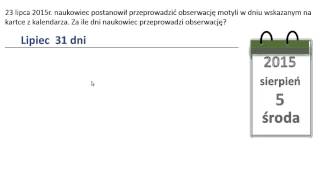 Za ile dni naukowiec przeprowadzi obserwacje Obliczenia kalendarzowe [upl. by Chuck]