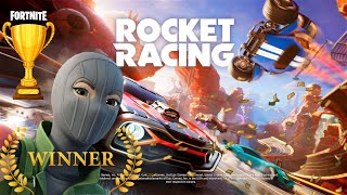 WIN in Fortnite Rocket Racing [upl. by Nawek715]