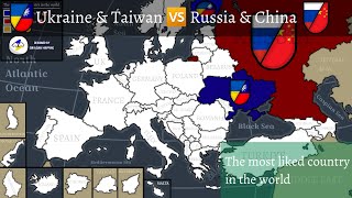 Ukraine amp Taiwan vs Russia amp China the most liked country in the world [upl. by Ajoop]