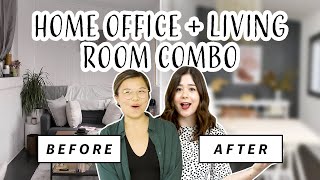 Home Office Makeover  Massive Rental LiveWork Transformation [upl. by Ariaz]