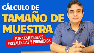 TAMAÑO DE MUESTRA CON EPIDAT 42 Parte 2 Para estudios de prevalencias y promedios [upl. by Short815]