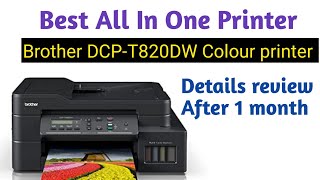 Best Printer under 20000  Brother DCPT820DW Details Review 🔥🔥  Colour printer [upl. by Ri701]