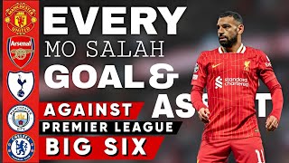 MoSalah Against EPL BIG 6 in Premier League [upl. by Naahs299]