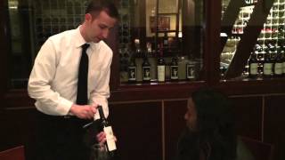 How to Correctly Present a Bottle of Wine to a Customer [upl. by Ahsimed868]