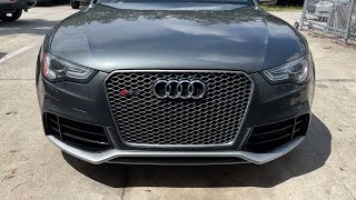 2013 Audi rs5 ecs tuning resonator delete install [upl. by Rick]