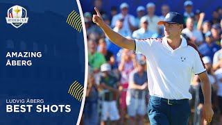 Ludvig Åbergs Best Shots  2023 Ryder Cup [upl. by Elocyn]