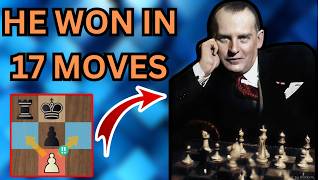 Alekhines Stunning 17 Move Miniature 🔥🔥 [upl. by Anyal]