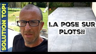 COMMENT RÉALISER UNE TERRASSE EN DALLES 90X90 [upl. by Culberson]