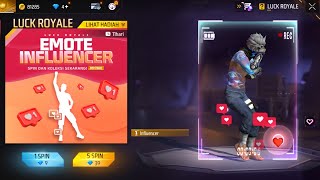 NEW LUCK ROYALE EMOTES INFLUENCER SPIN DAN KOLEKSI SEKARANG [upl. by Nierman]