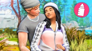 going into labor with an unwanted pregnancy  runaway teen pregnancy  the sims 4 [upl. by Paxon407]