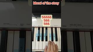 Moral of the story easy piano tutorial easyplaypiano pianotutorial tutorial moralofthestory [upl. by Tolland]