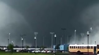 See houses completely leveled in Moore Oklahoma [upl. by Yluj]