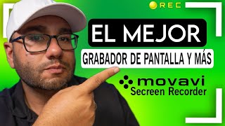 El MEJOR GRABADOR de PANTALLA Movavi Screen Recorder 24 [upl. by Ahselef]