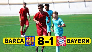 Barca Cadet B 81 Bayern Munich  Full Match [upl. by Llertram403]