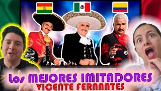 Reacción a Los 5 Mejores Imitadores Extranjeros de VICENTE FERNANDEZ [upl. by Onnem820]