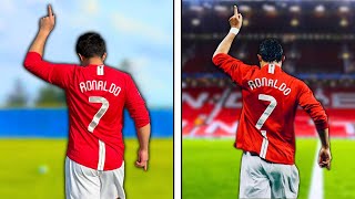 Recreando GOLES de CR7 en MU🇵🇹 [upl. by Gadmon]