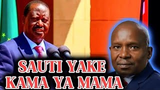 SAUTI YAKO SISKII ••RAILA SAYS THAT KINDIKI SPEAKS LIKE A WOMAN 🙂 [upl. by Eednarb]