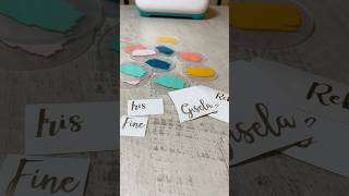 Super einfach Namensschilder plotten mit Cricut Joy youtubecreatorcommunity [upl. by Yssenhguahs]