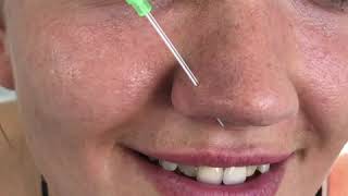 Nostril piercing [upl. by Bel]