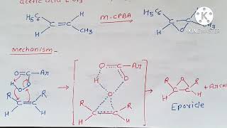 Epoxidation of alkenes oxidation MScchemistry [upl. by Ellivro]