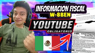 👉 Como llenar Correctamente El Formulario Fiscal De Google AdSense  Formulario W8BEN México 📜 [upl. by Wrand]