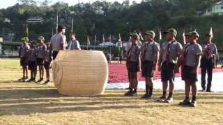 Guinness World Record for Largest neckerchief and woggle by 1st Kandy Dharmaraja Scout Group [upl. by Naihs]